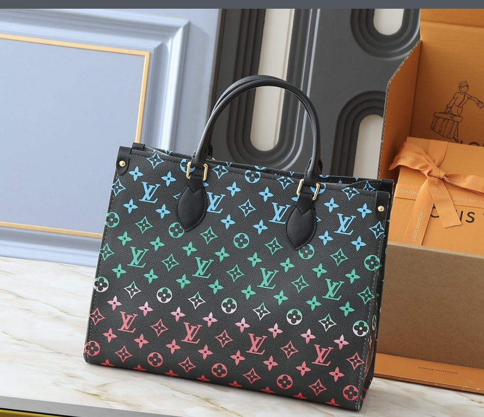 Louis Vuitton Green, Blue & White