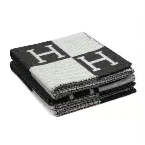 Hermes Decorative Blanket Black
