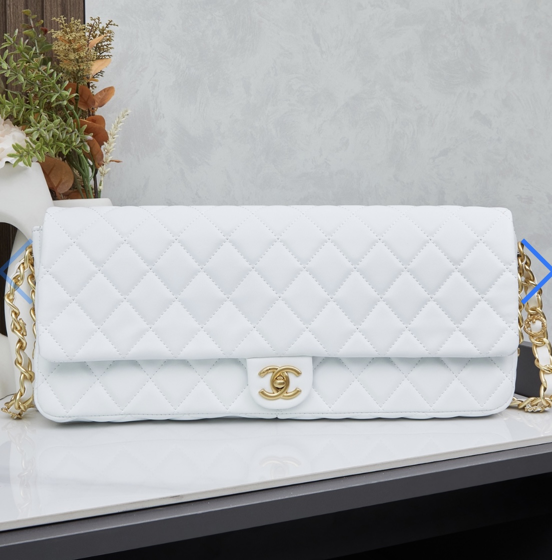 White Large Chanel Bag