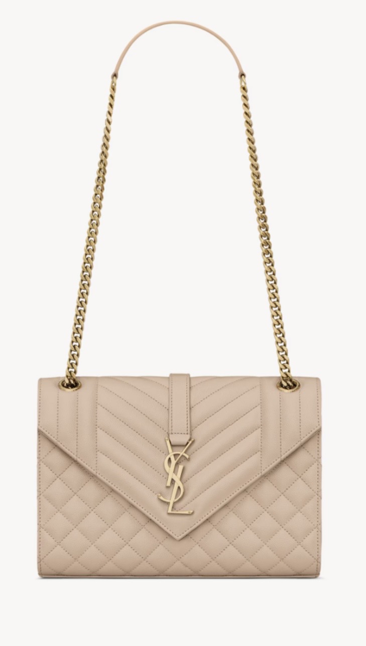 Cream YSL Bag