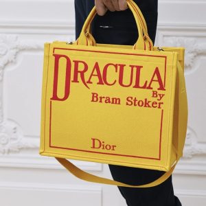 D Dracula Yellow Tote Bag