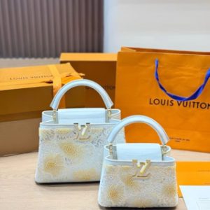 White Large Glitter louis