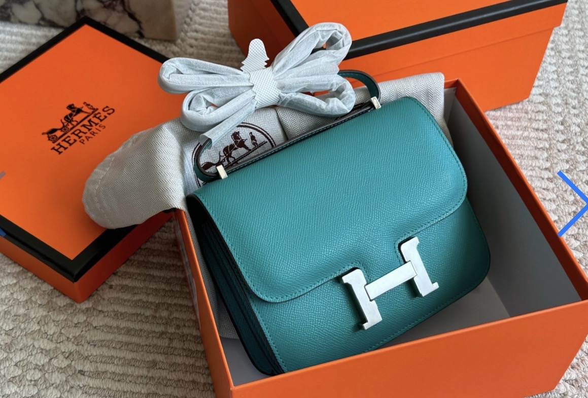 H Turquoise Bag 26 Cm