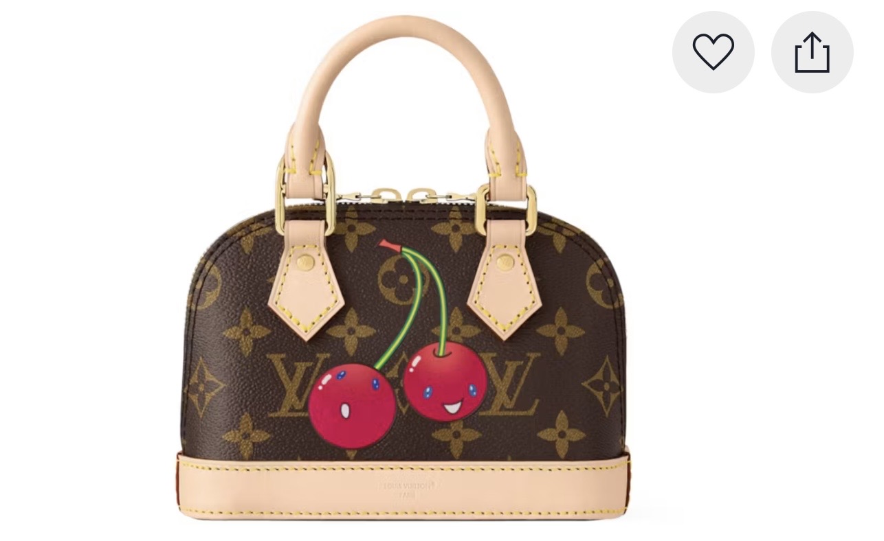LV X Takashi Murakami Cherry Handbag