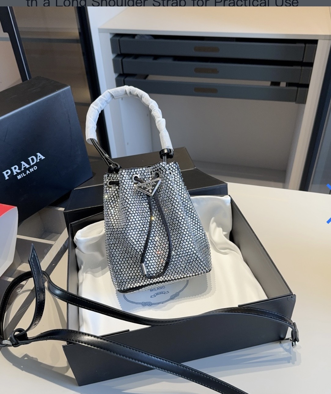P Blue Party Bag