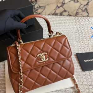 Brown Chanel Quitted Bag