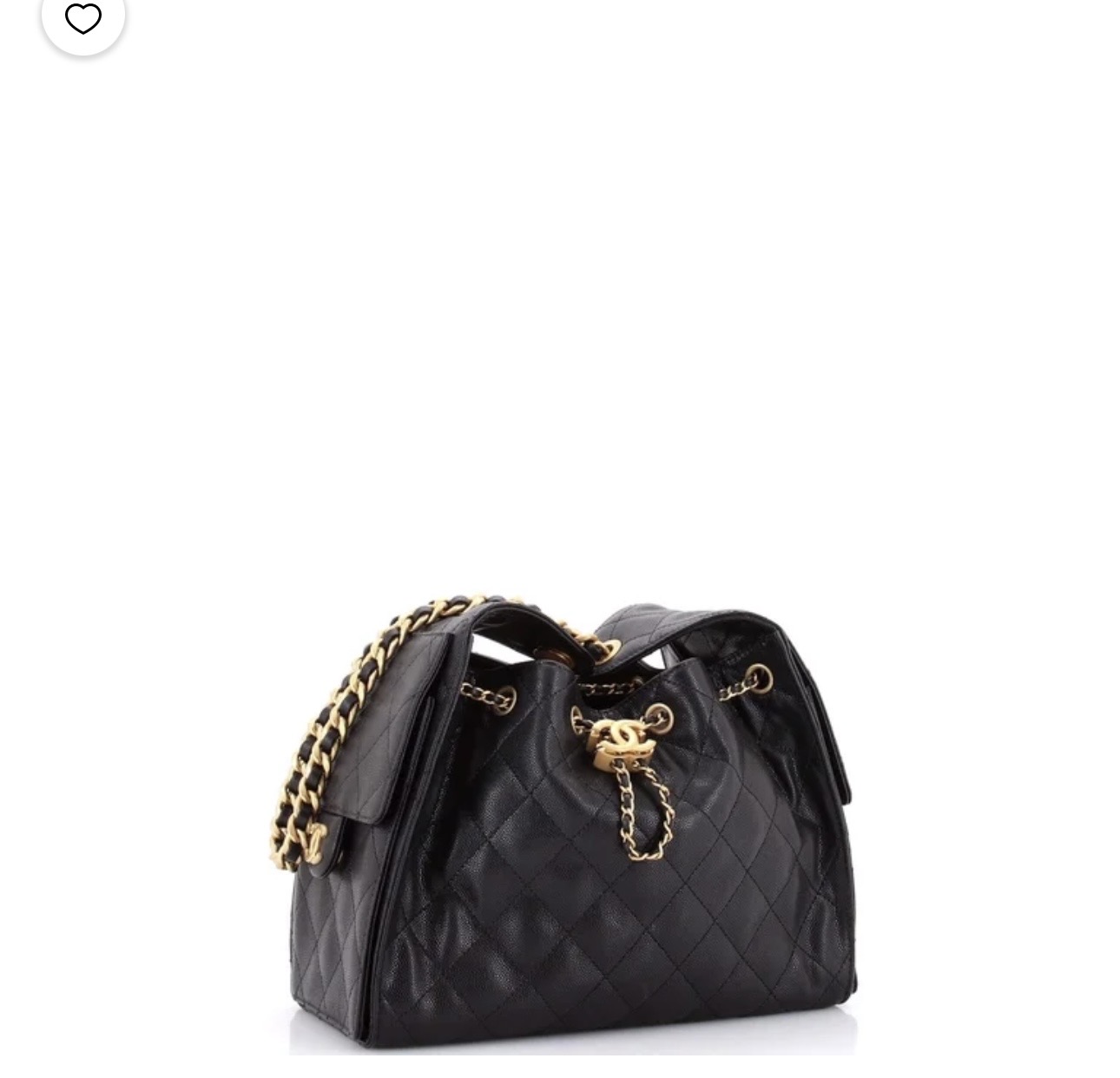 C Small Hobo Black Bag