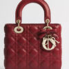 Lady D medium size burgundy